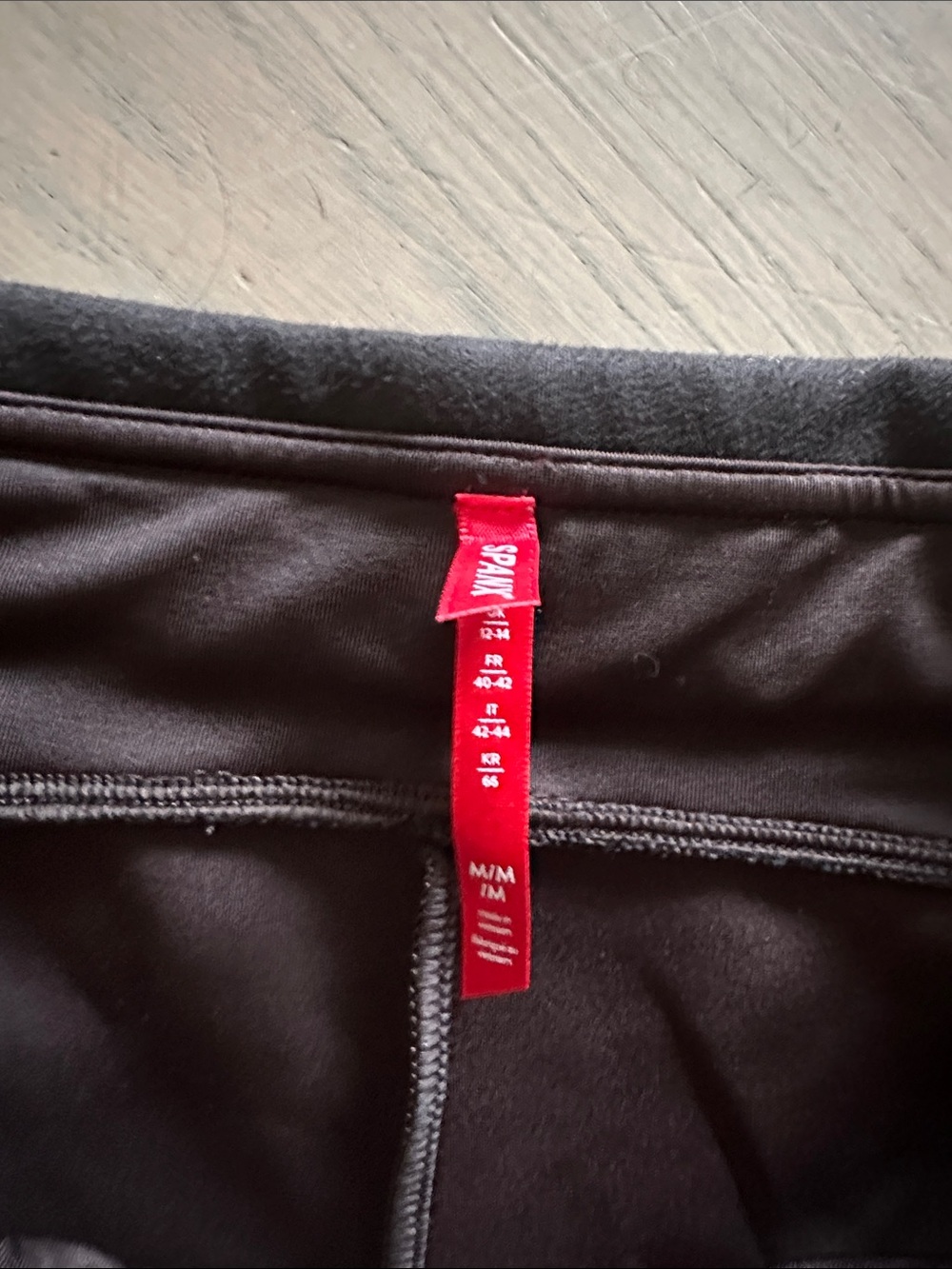 Spanx Brown Suede Ponte Leggings - Picture 2 of 3